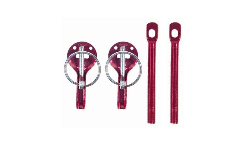 SPARCO BONNET PIN ALU - RED