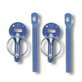 SPARCO BONNET PIN ALUMINIUM - BLUE