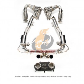 FERRARI 458 F1 CAT-BYPASS PIPE + F1 VALVETRONIC MUFFLER + TIPS