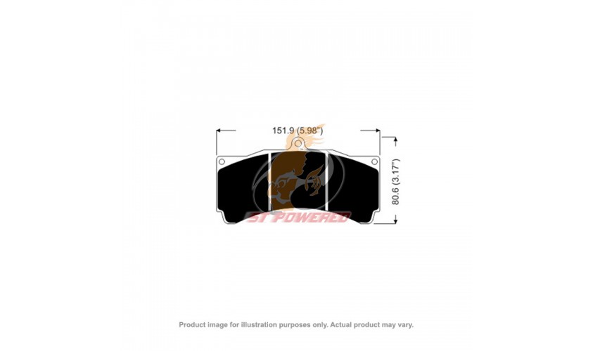 AP RACING BRAKE PADS 6 POT APF404 MODEL