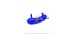 TOMEI SILICONE TURBO INLET HOSE BLUE SUBARU (inc. 2002-2007 WRX / 2004-2015 STI)