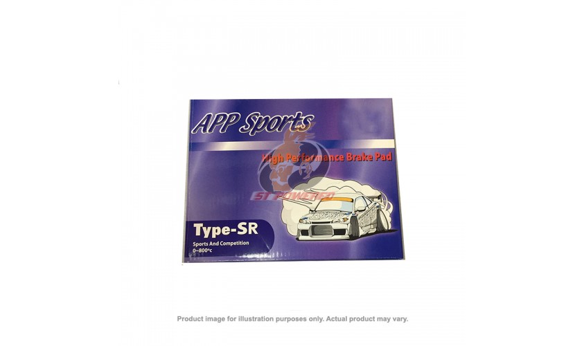 APP BRAKE PAD KIT TYPE-SR NISSAN FAIRLADY Z33 2002-2008 (FRONT)