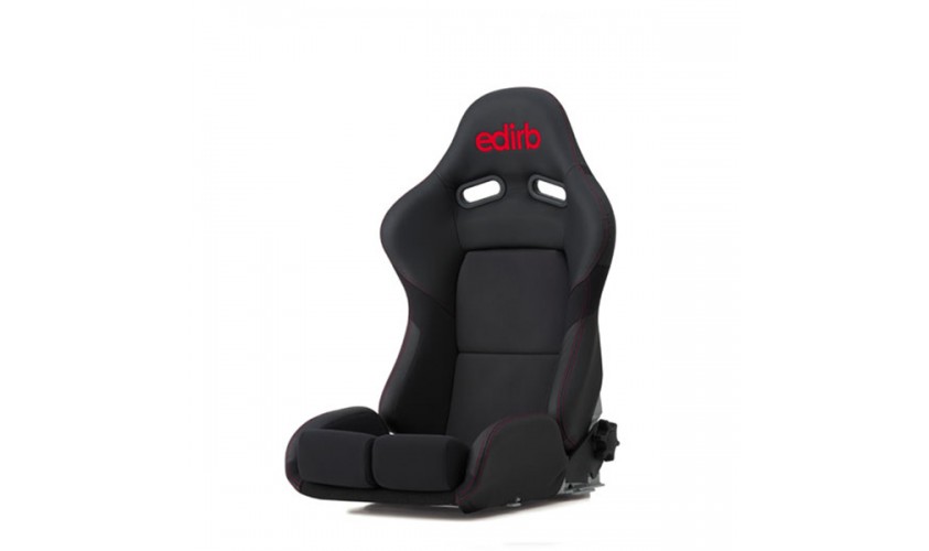 EDIRB 023 PRESTIGE COMPLEX TYPE RECLINING SEAT (BLACK WITH RED LINE)